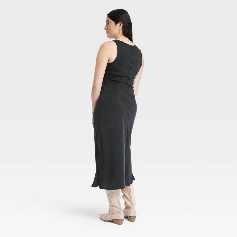 NWT Women's Midi Slip Dress - Universal Thread
Black - Picture 3 of 5